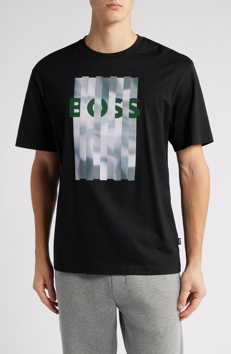 BOSS Tessin Logo Graphic T-Shirt, Main, color, 