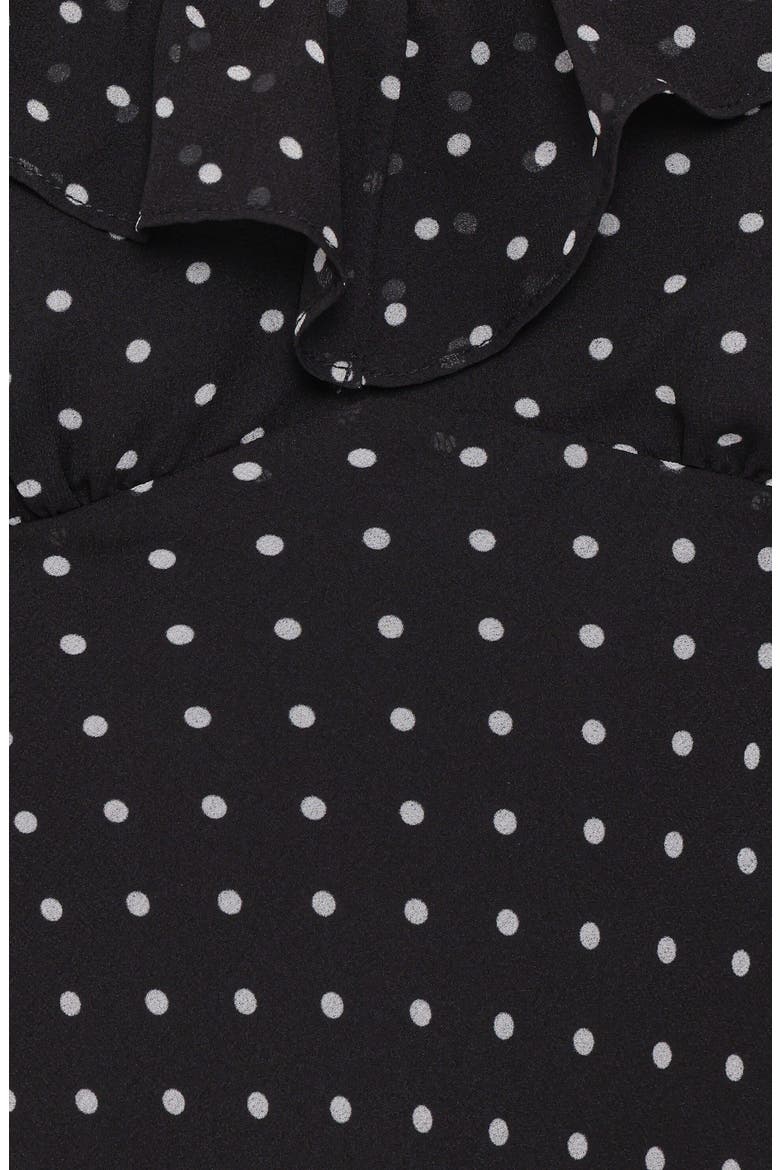 Dorado Polka Dot Ruffled Top, Alternate, color, BLACK/ WHITE POLKADOT