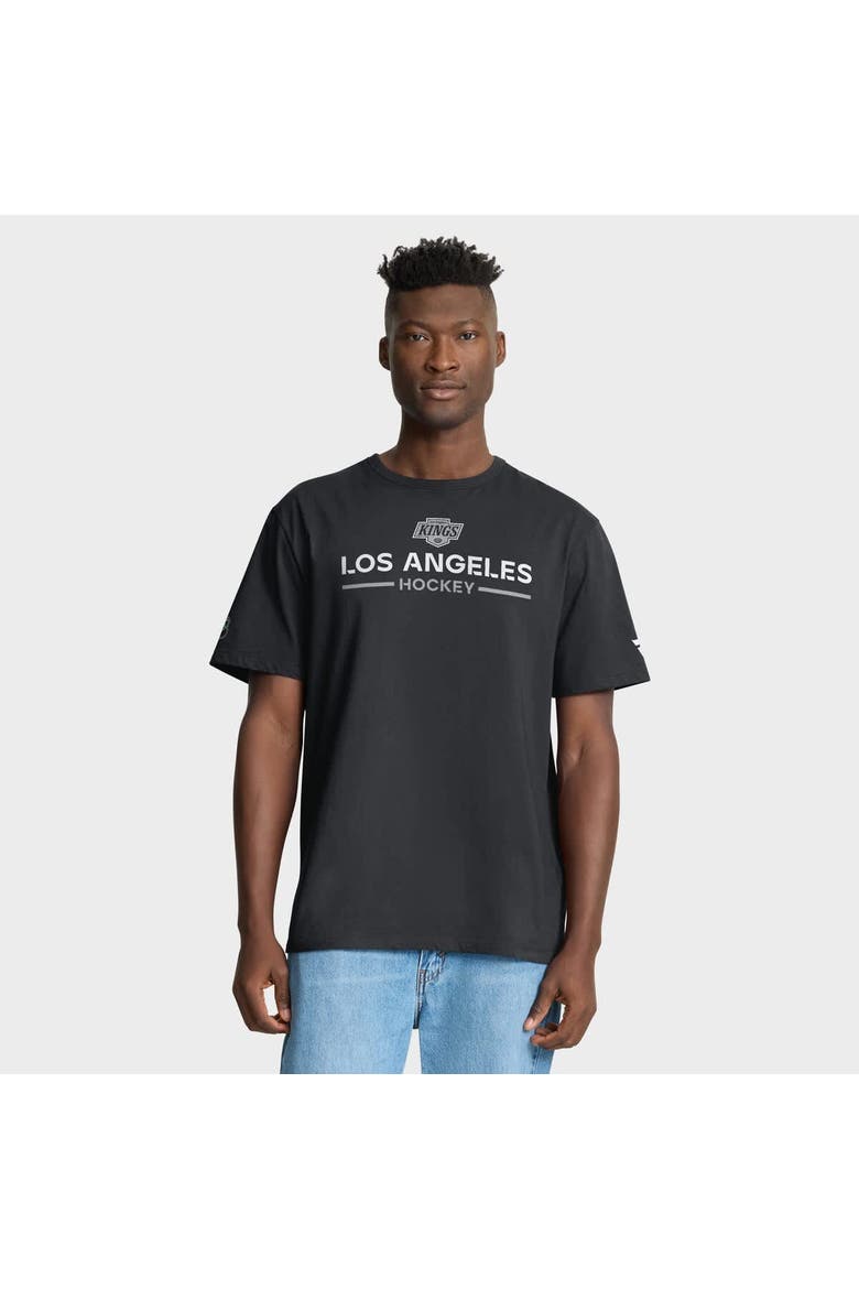 Men's Fanatics Black Los Angeles Kings Authentic Pro Primary T-Shirt, Main, color, Black