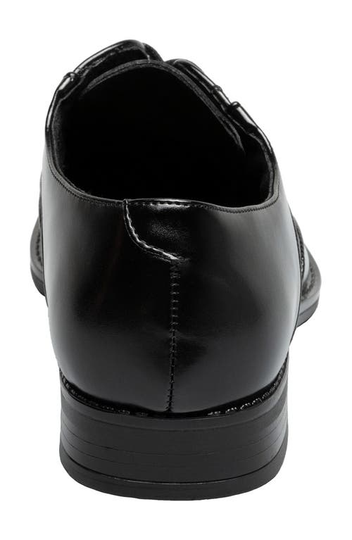 Stacy Adams Kendall Brogue Plain Toe Derby In Black