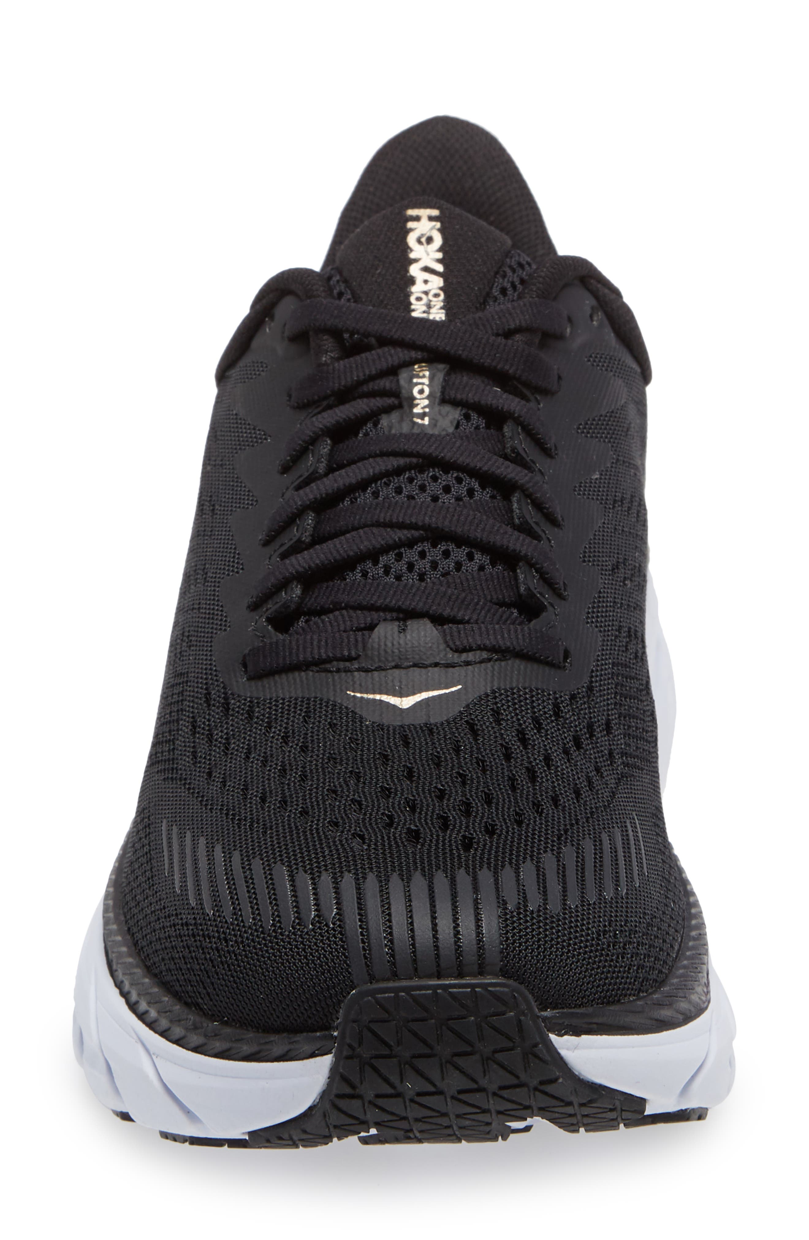 ONE ONE Clifton 7 Running Shoe, Alternate, color, BLACK / BRONZE