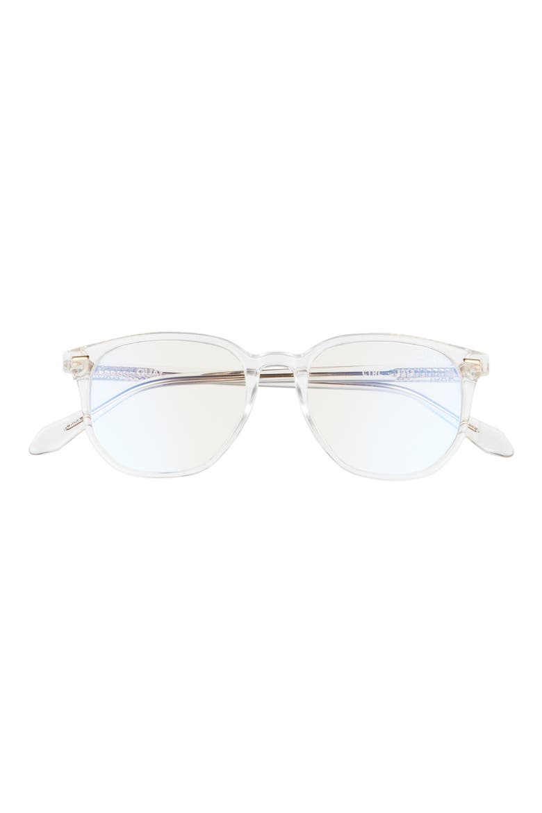 Australia CTRL 49mm Blue Light Blocking Optical Glasses, Main, color, CLEAR / CLEAR BLUE LIGHT LENS