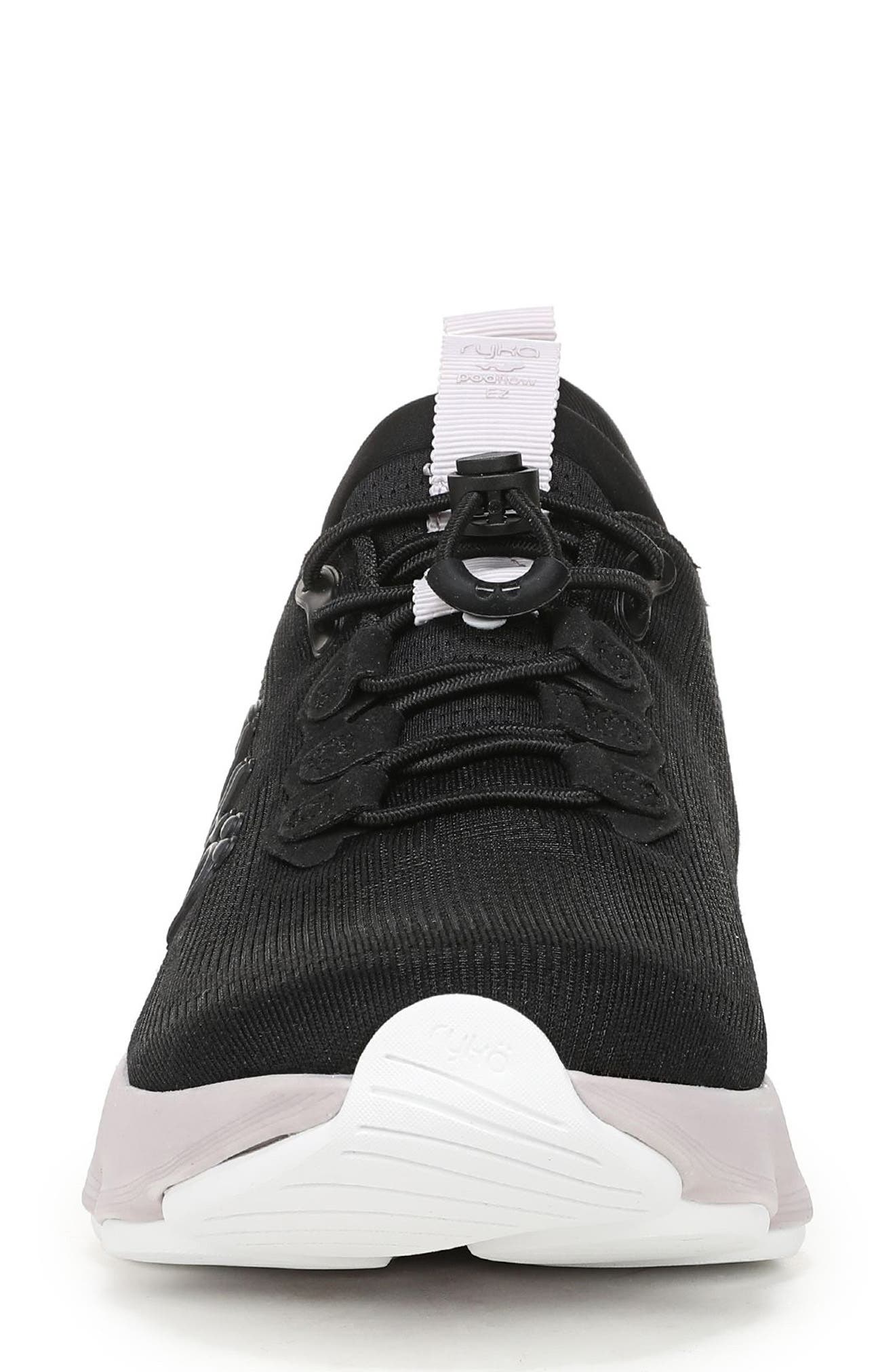 Rykä PodFlow EZ Walking Sneaker, Alternate, color, Black
