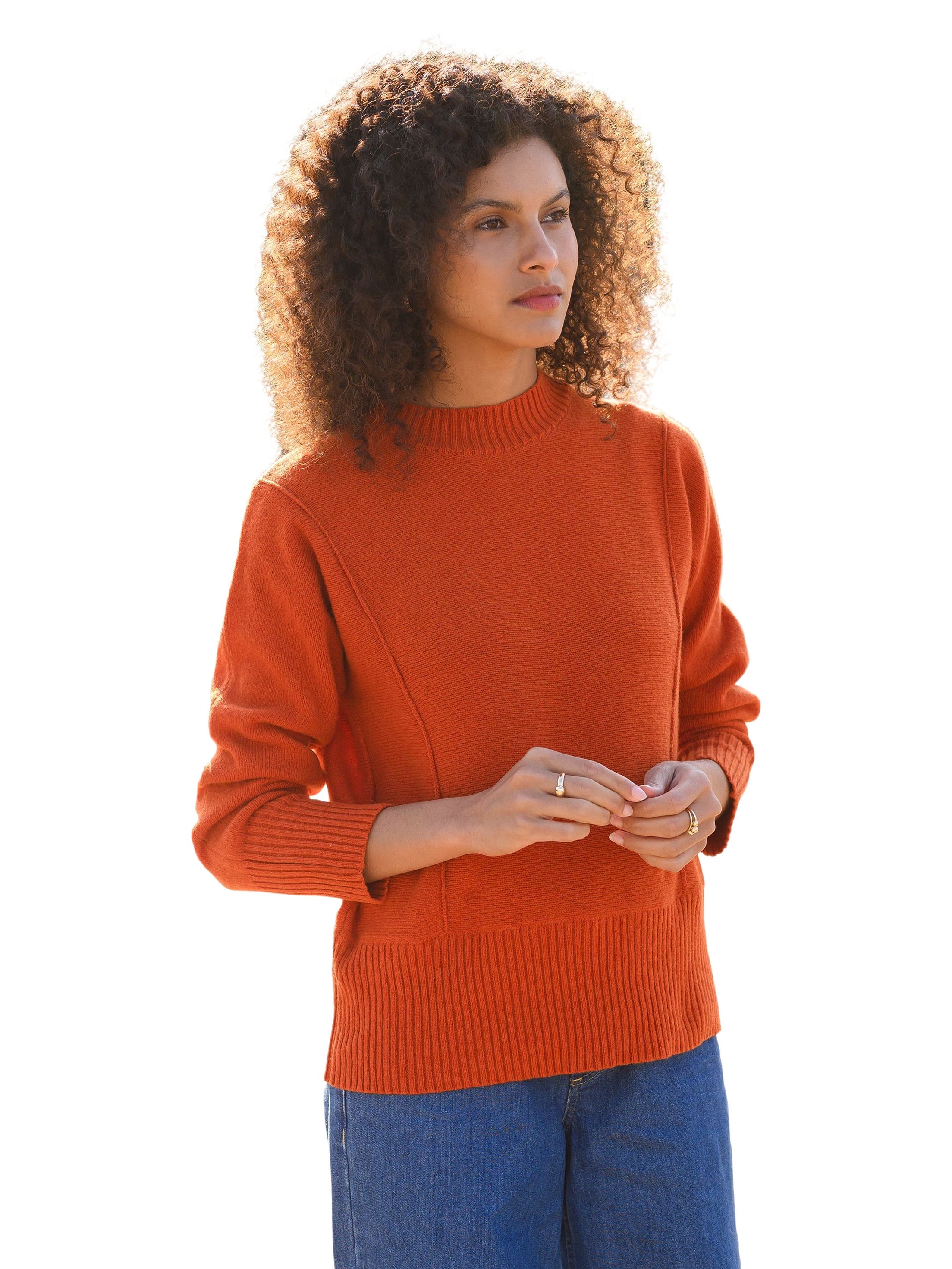 selected BURNT ORANGE