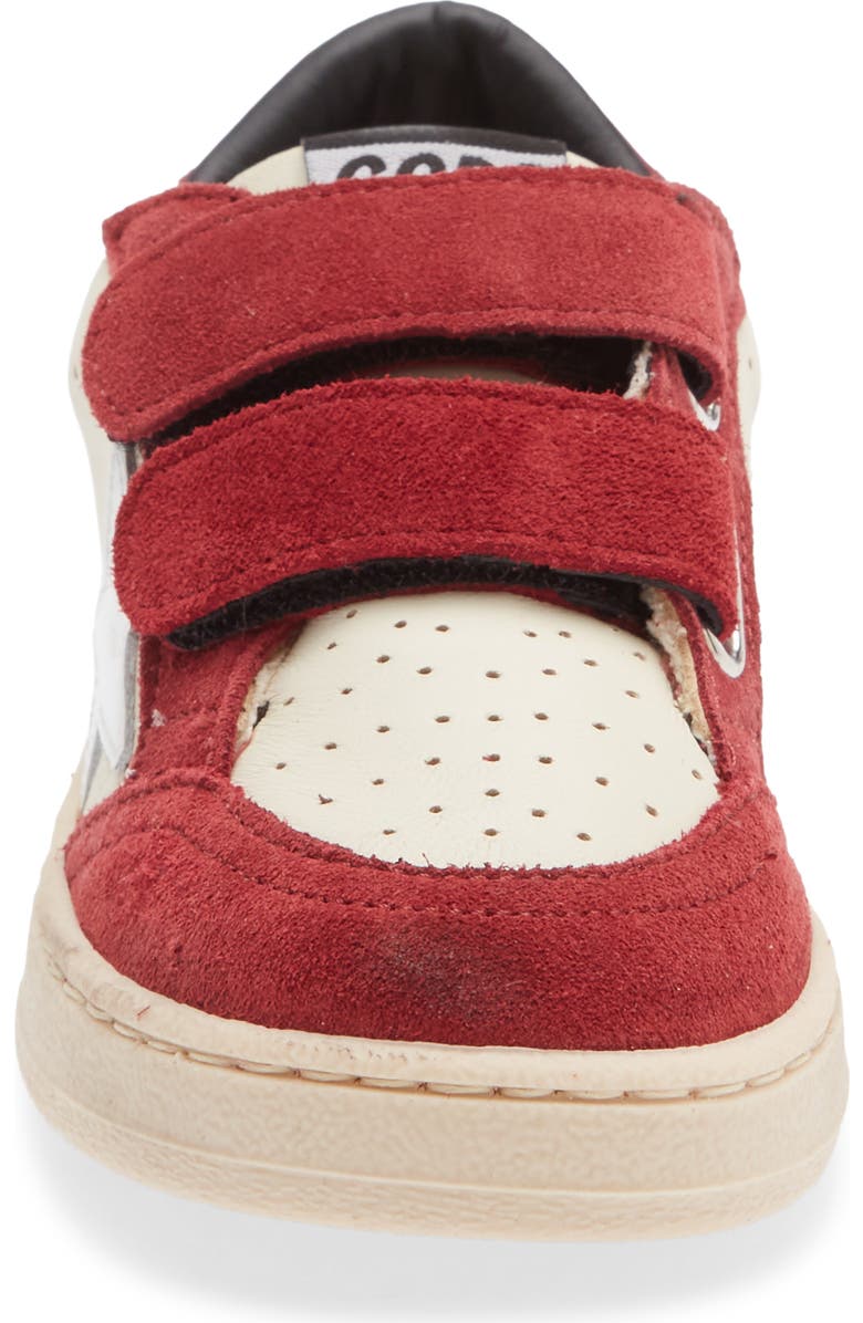 Golden Goose Kids' Ball Star Sneaker, Alternate, color, Dirty White/ White/ Red