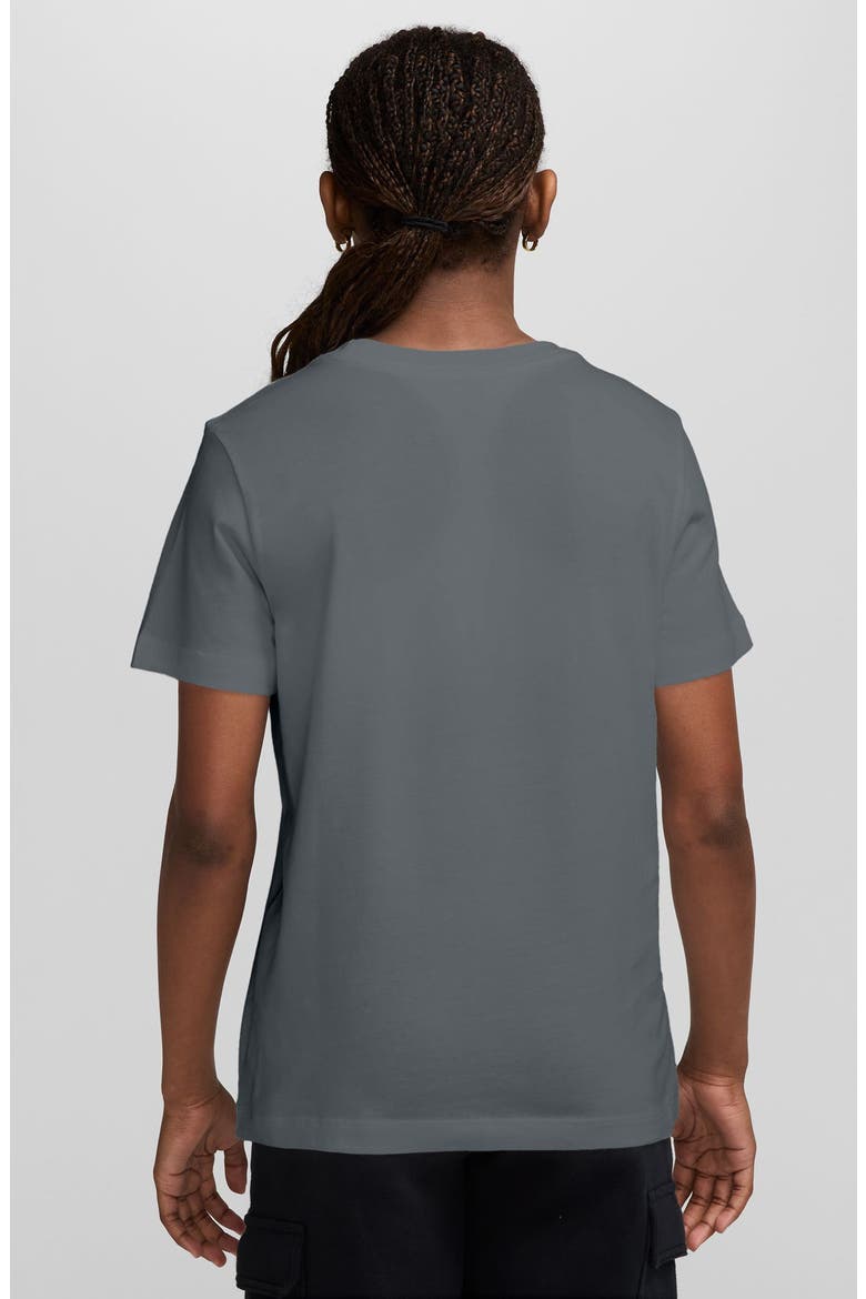 Kids' Sportswear Cotton Graphic T-Shirt, Alternate, color, SMOKE GREY