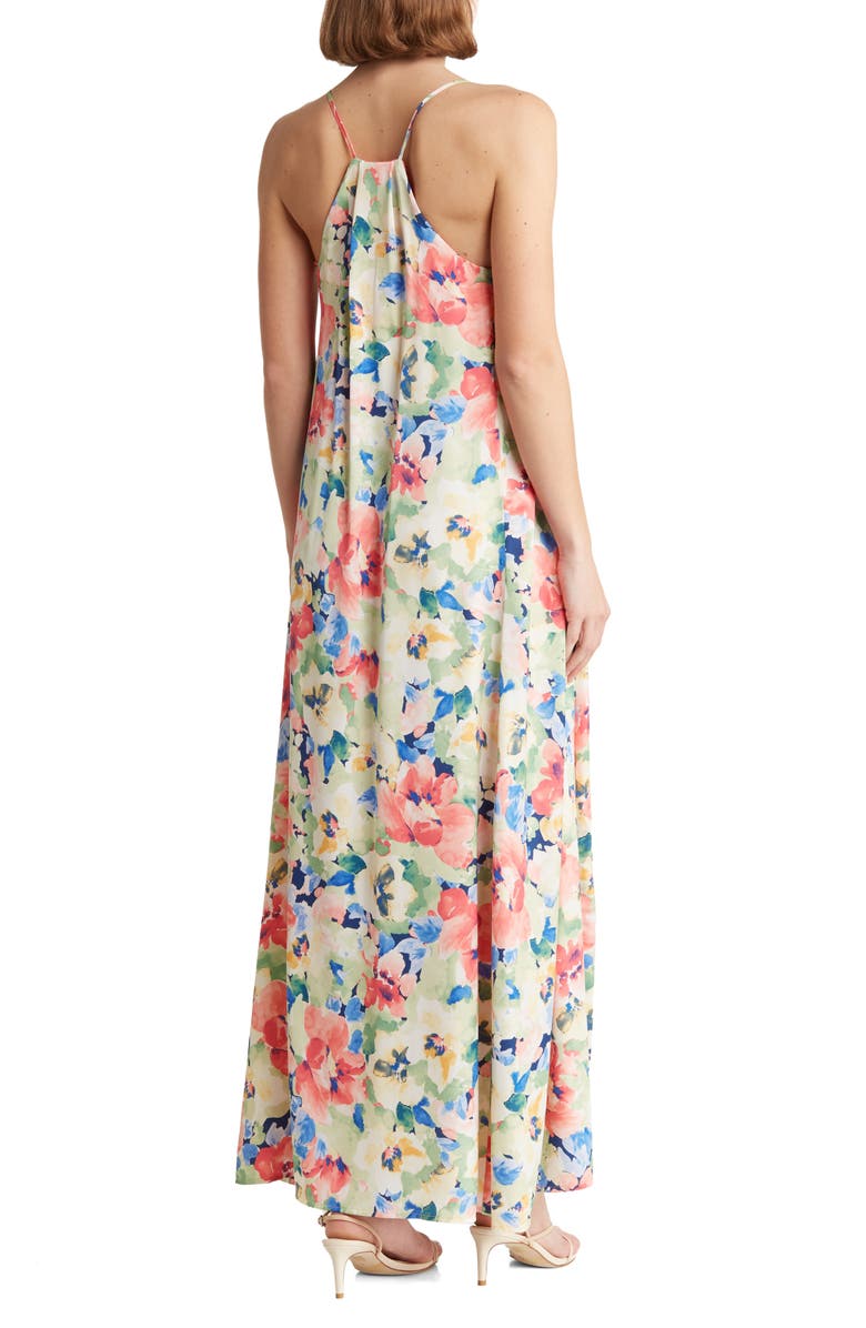 Tahari ASL Floral Maxi Dress, Alternate, color,