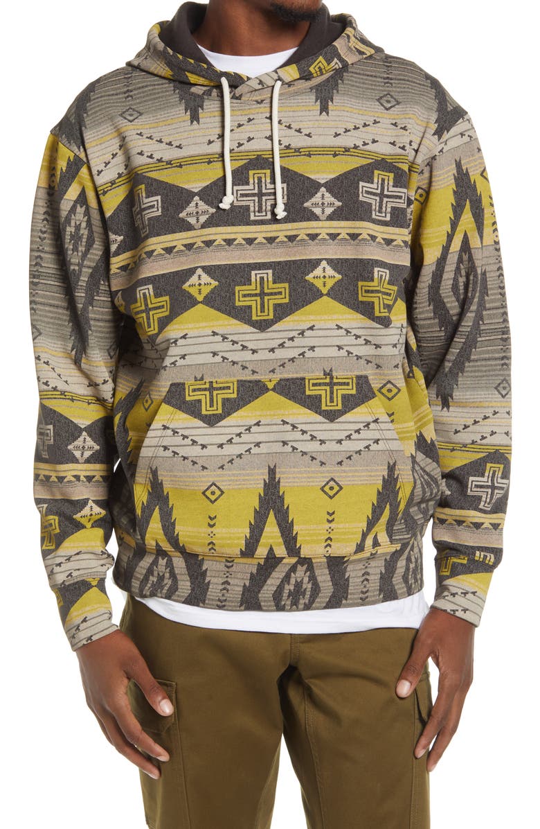 BP. Print Fleece Hoodie, Main, color, 