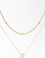 Mint & Lily Layered Double Chain Necklace