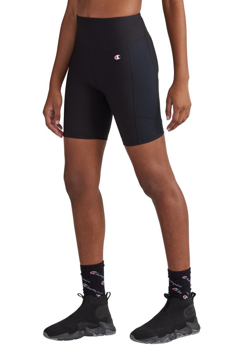 Champion 7-Inch Rib Bike Shorts, Alternate, color,