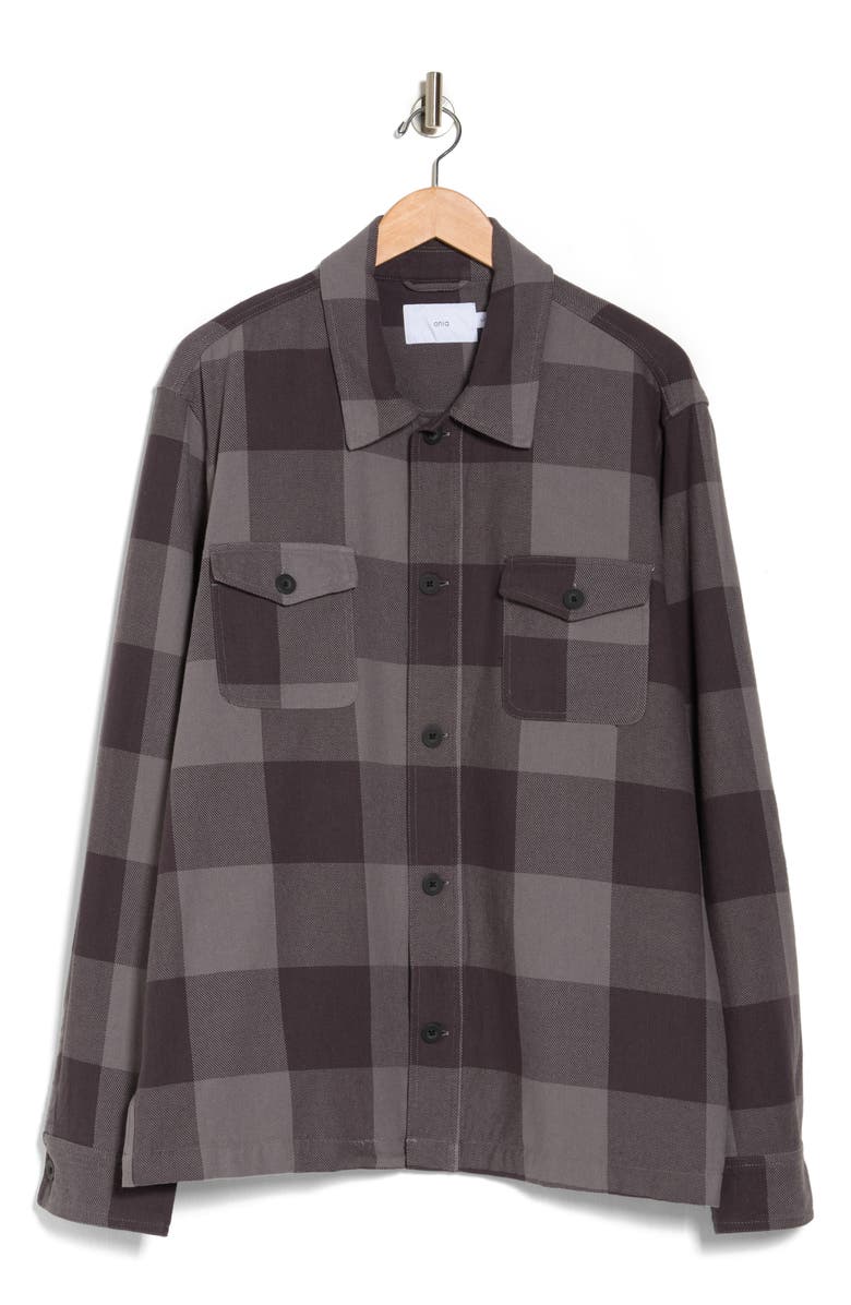 Onia Plaid Blanket Cotton Jacket, Alternate, color,