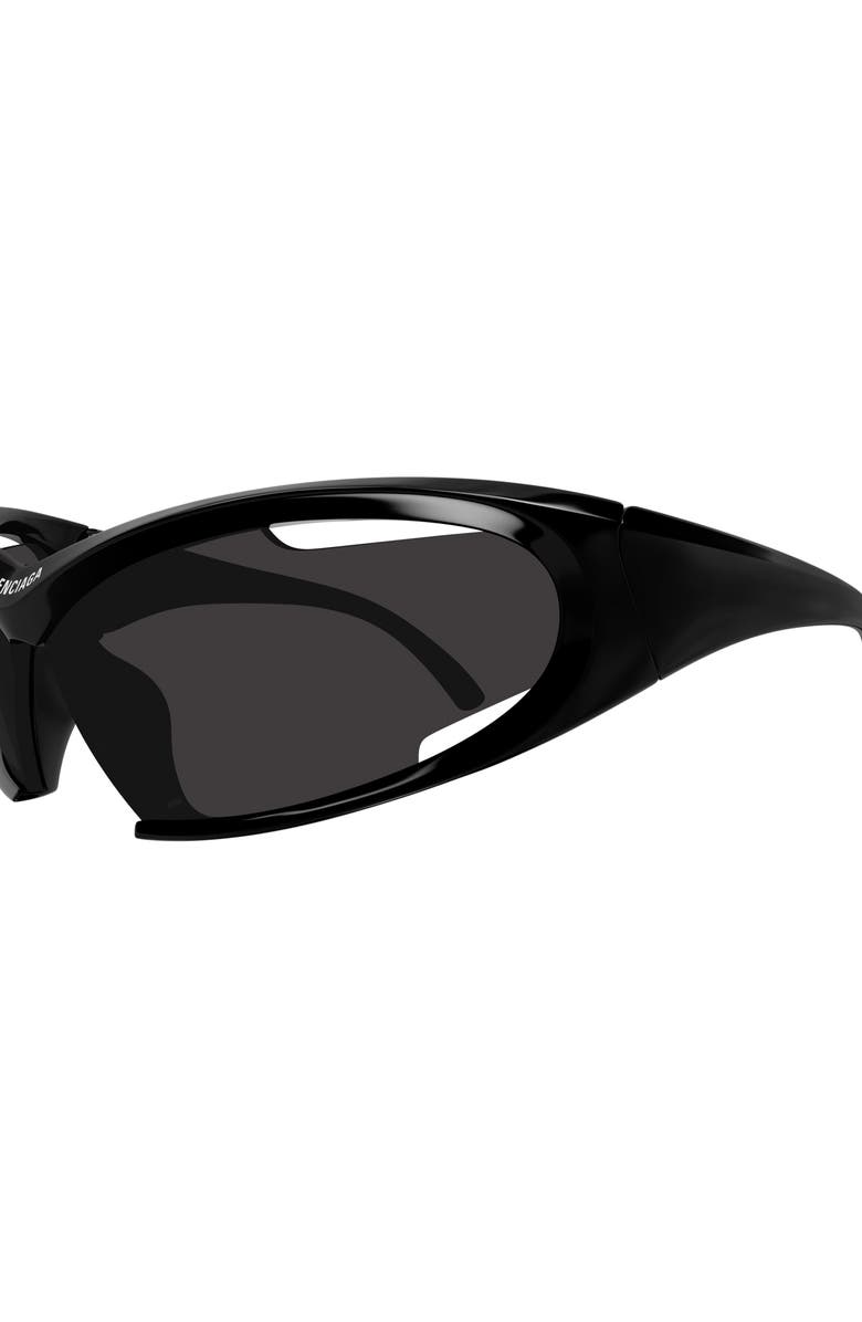Balenciaga 78mm Oversize Geometric Sunglasses, Alternate, color,