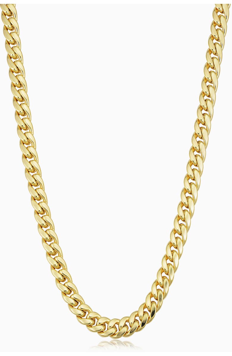 Oradina Men's Estate Cuban Statement Chain in 14K Gold, Main, color, Yellow Gold