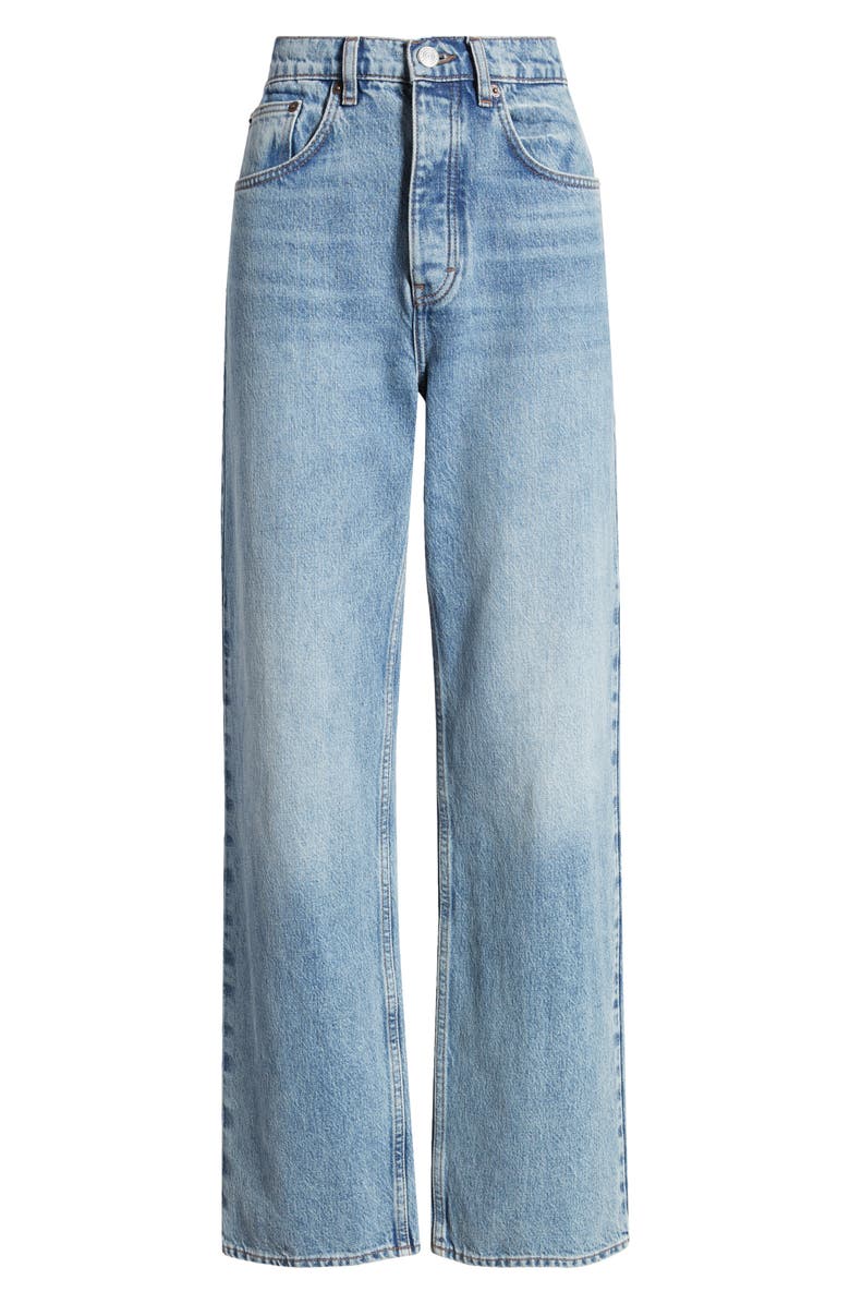 FRAME The Slouchy Straight Leg Jeans, Alternate, color, Divine