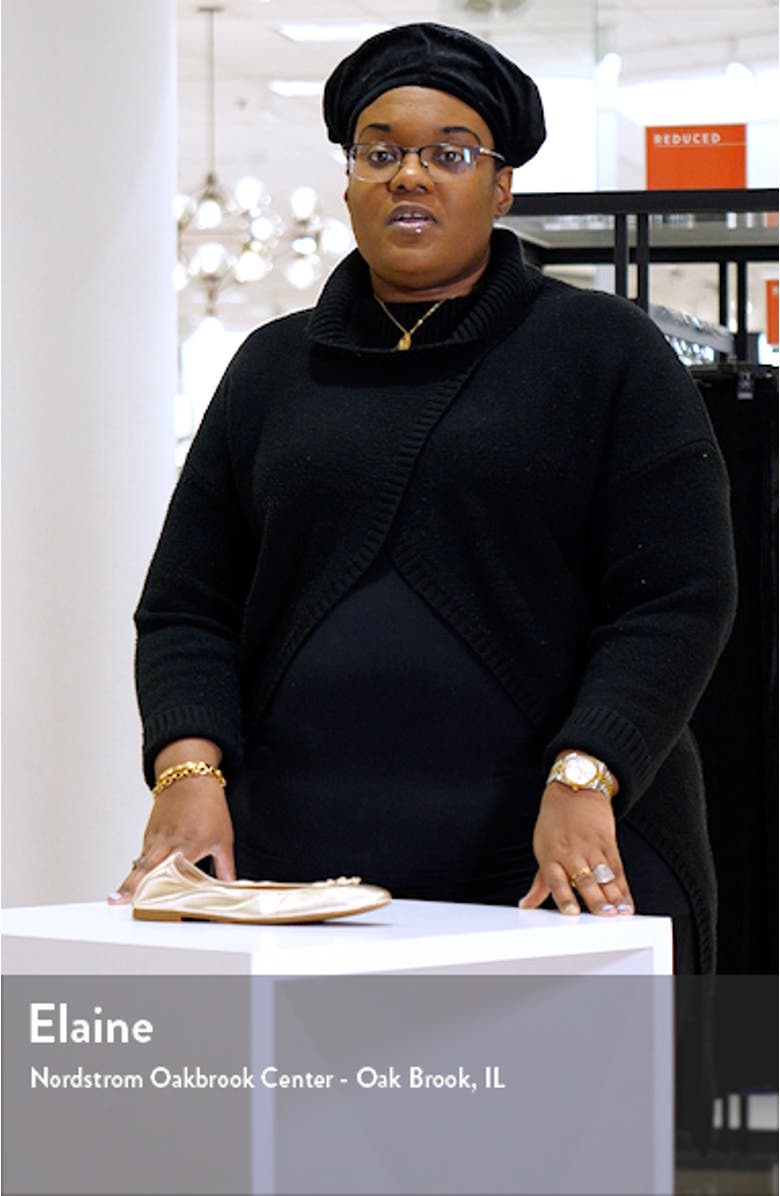 Trilly Metallic Ballet Flat, sales video thumbnail