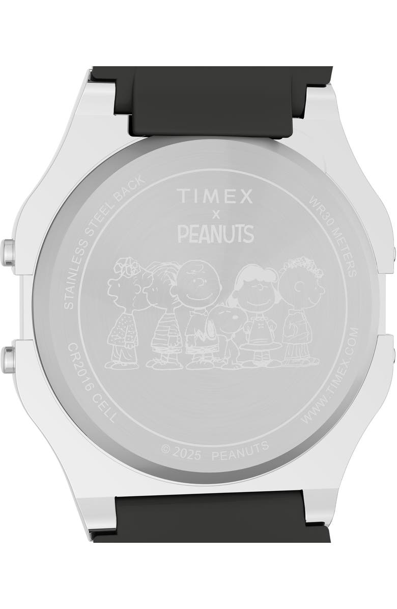 Timex<sup>®</sup> x Peanuts<sup>®</sup> T80 Space Collection Resin Strap Watch, 34mm, Alternate, color, Digital
