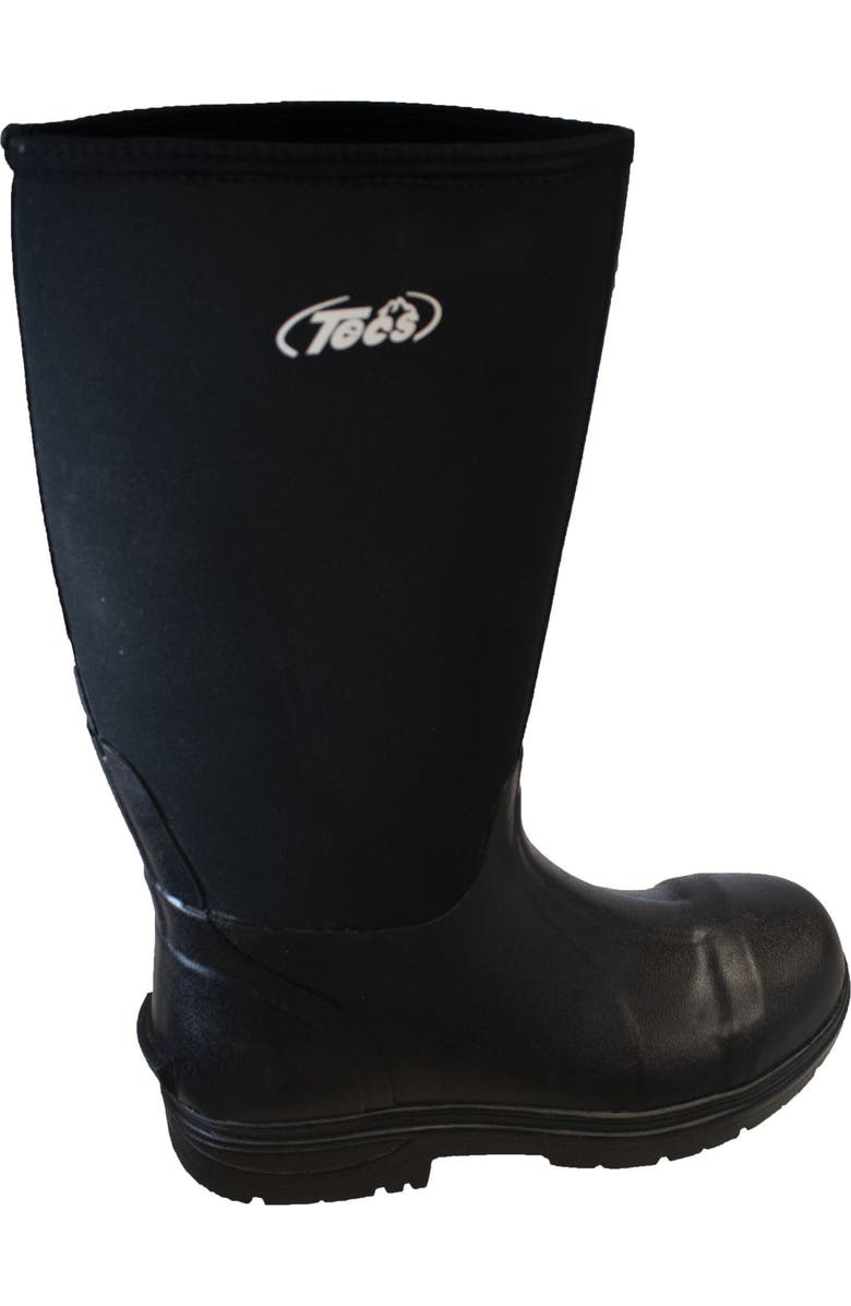Tecs 16" Cement Rubber Boot Steel Toe, Alternate, color, Black