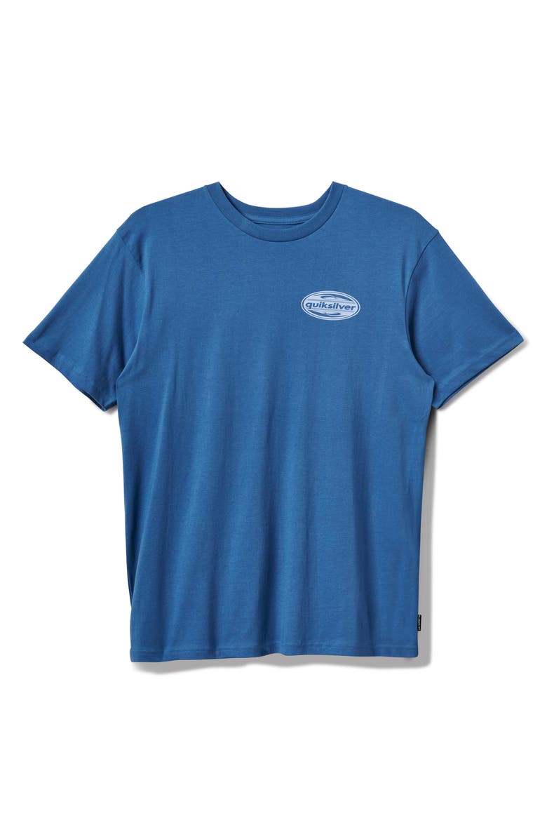 Quiksilver Boarding Cotton Graphic T-Shirt, Main, color, 