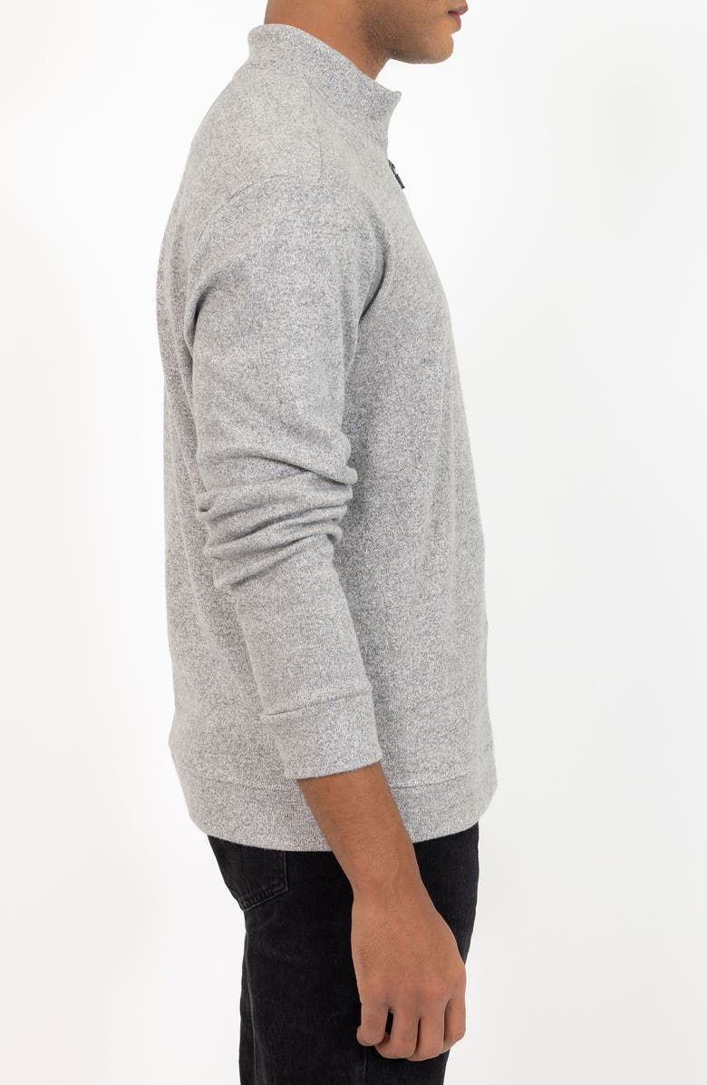 PINO BY PINOPORTE Casual Quarter Zip Pullover Sweater, Alternate, color, Grey