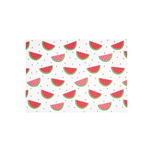 C & F Home C&f Home Watermelon Whimsy Placemats Set Of 6, 14" X 20" In White