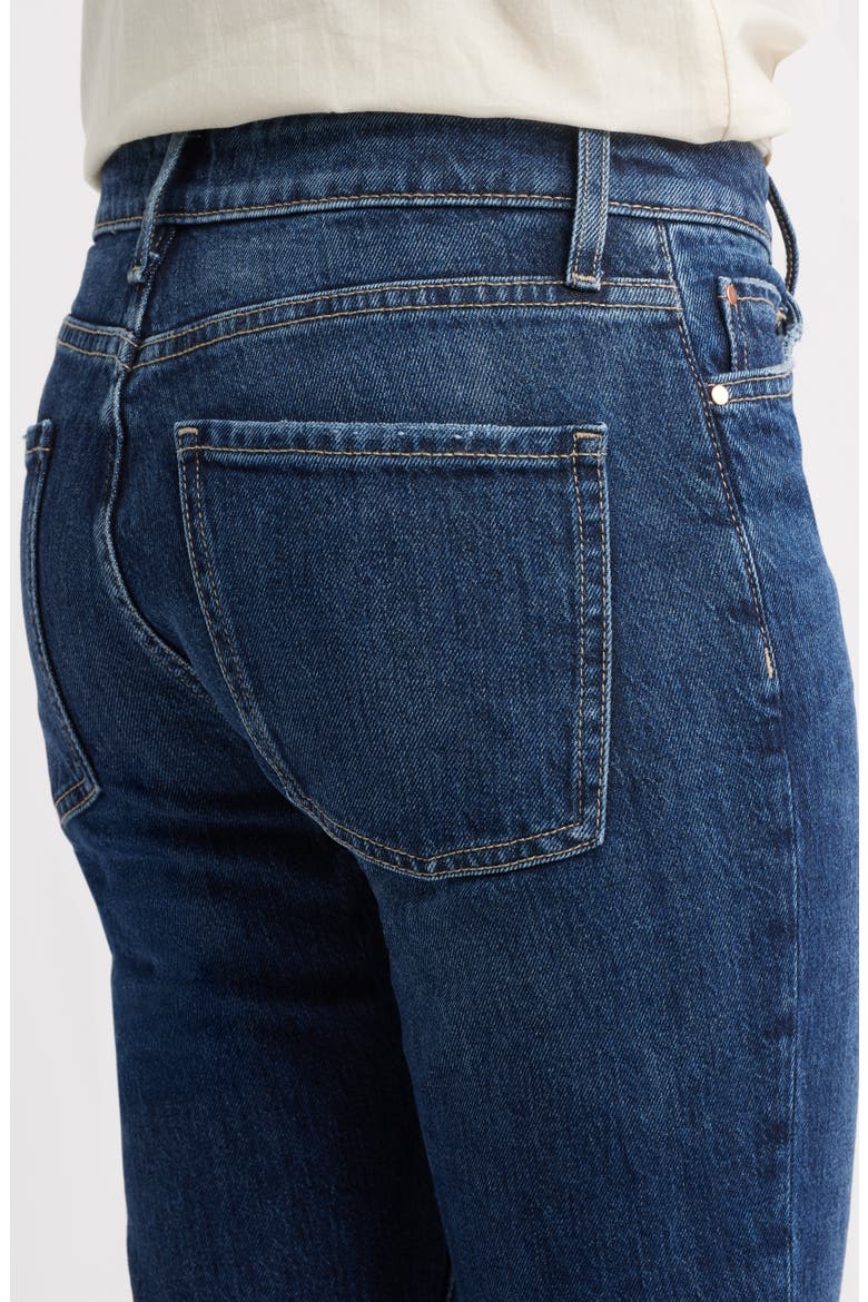 Stretch Denim Flare Leg Jeans, Alternate, color, DARK WASH