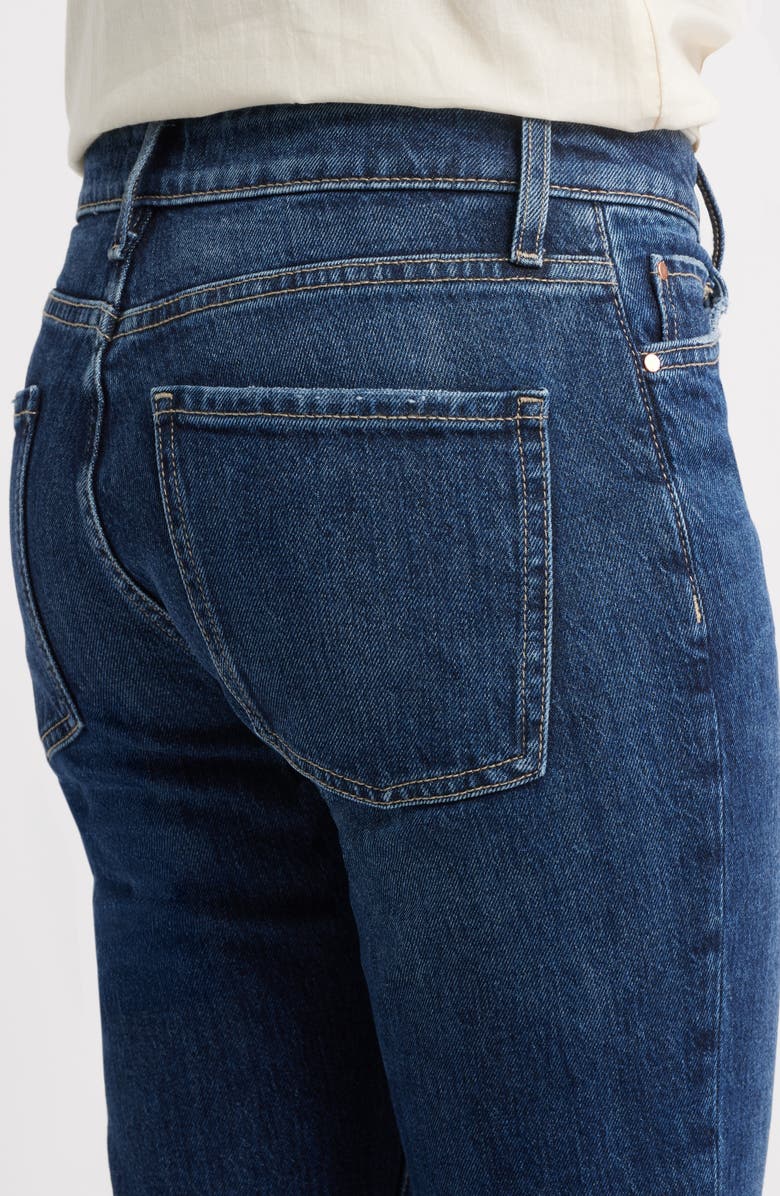 Treasure & Bond Stretch Denim Flare Leg Jeans, Alternate, color, Dark Wash