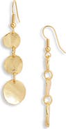 Karine Sultan Small Coin Dangle Earrings