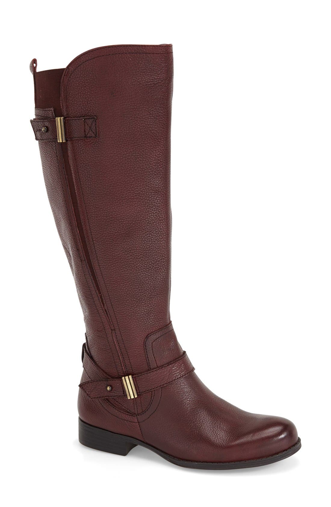 'Joan' Riding Boot, Main, color, CORDOVAN LEATHER
