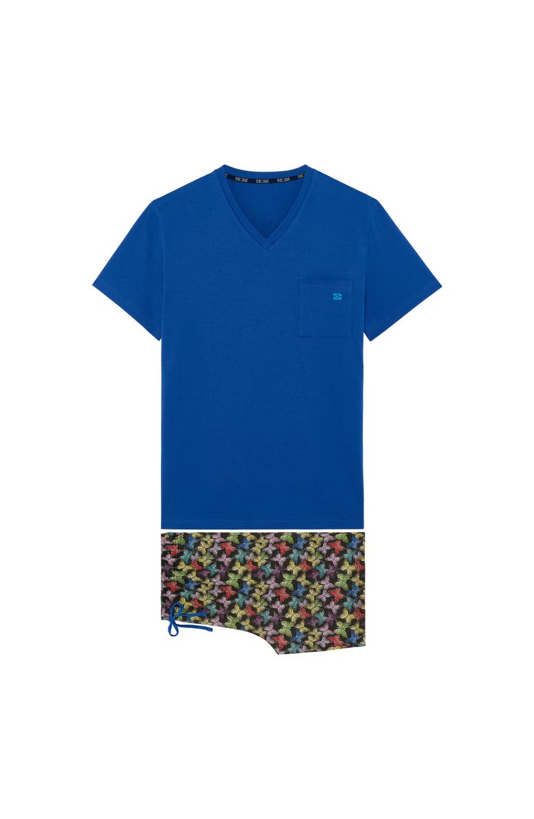 HOM Butterfly Short Sleepwear, Main, color, Multico Print