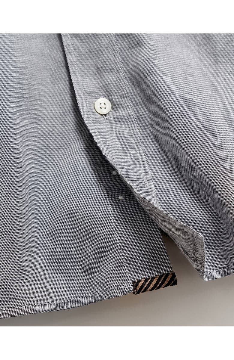 Billy Reid Arnie Oxford Button-Down Shirt, Alternate, color, Light Grey