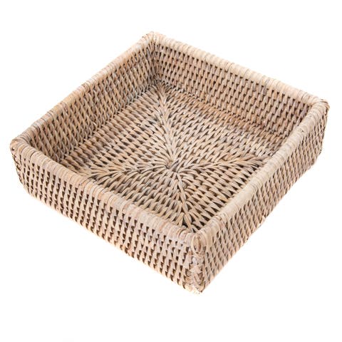 Artifacts Rattan Luncheon Napkin Holder