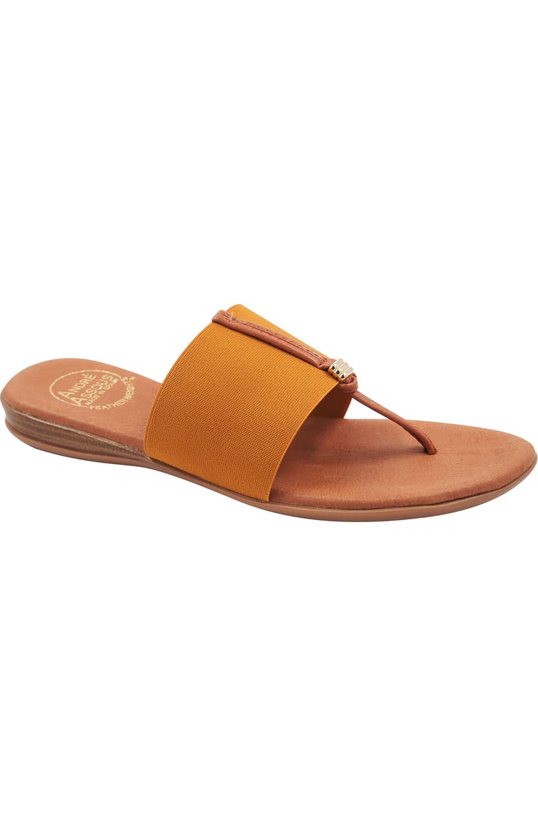 André Assous Nice Featherweights<sup>™</sup> Slide Sandal, Main, color, Marigold