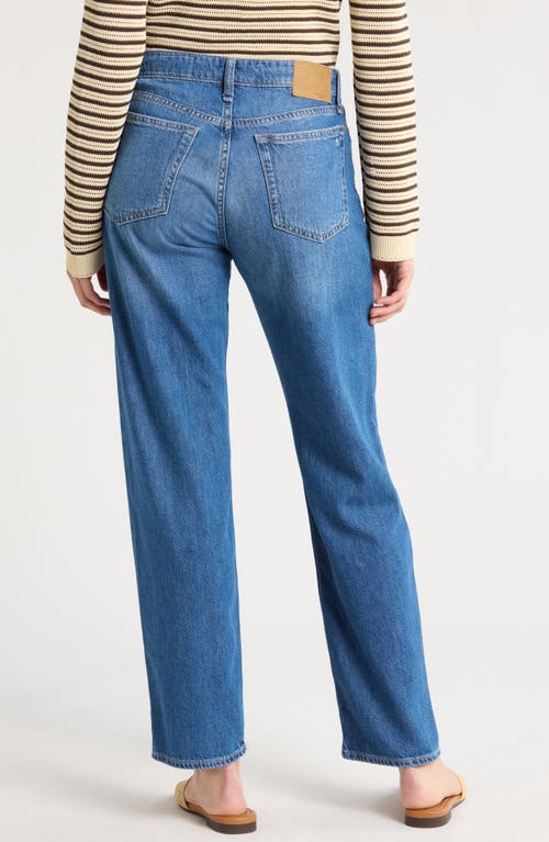Rag & Bone Featherweight Dre Low Rise Baggy Boyfriend Jeans In Blue