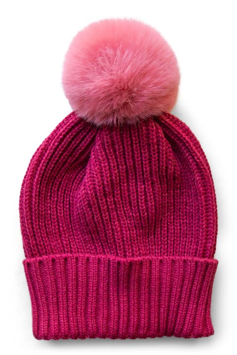 Snow Bunny Pom Hat