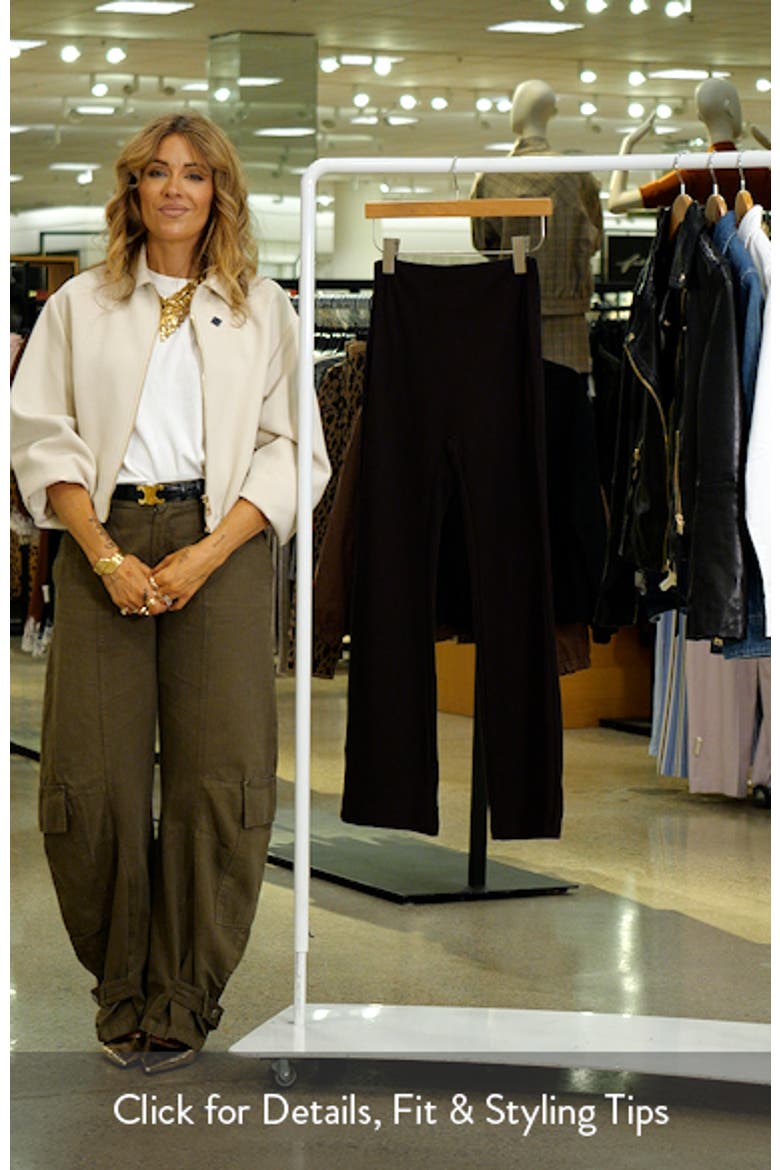Rio High Waist Flare Leg Knit Pants video