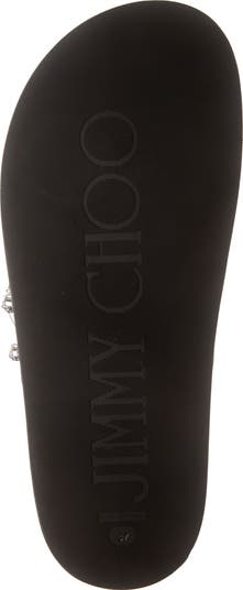 Marga Crystal Buckle Flat Sandal