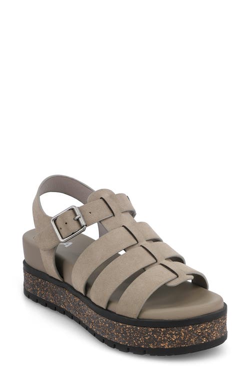 Mia Kaja Platform Fisherman Sandal