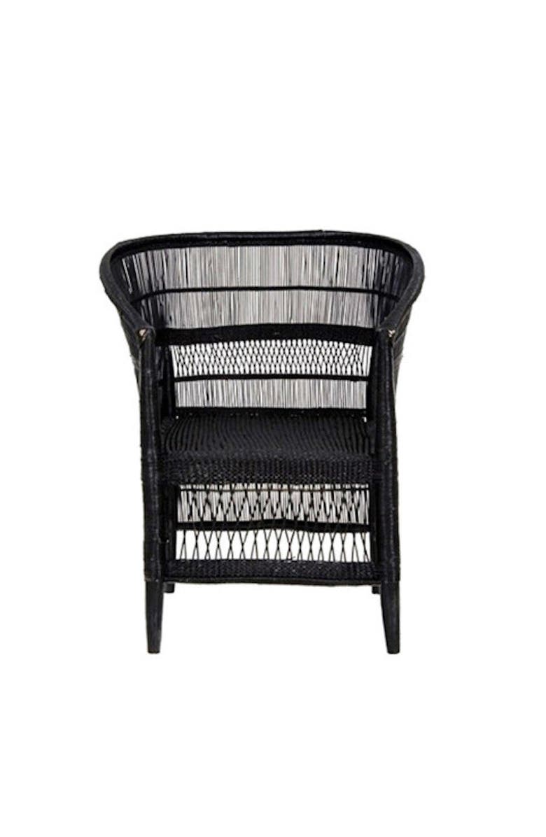 Mbare Malawi Cane Chair, Alternate, color, Black