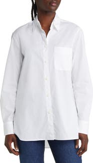 rag & bone ICONS Maxine Cotton Poplin Button-Up Shirt