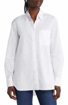 rag & bone ICONS Maxine Cotton Poplin Button-Up Shirt