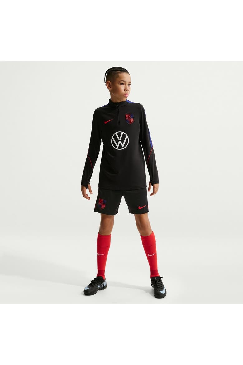 Youth Nike Black USMNT 2026 Strike Dri-FIT Shorts, Alternate, color, Black