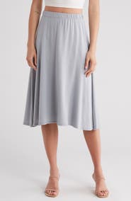 GO COUTURE Flare Midi Skirt