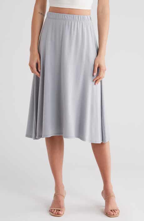 GO COUTURE Flare Midi Skirt