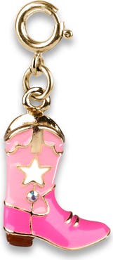 CHARM IT!® Kids' Goldtone Cowboy Boot Charm