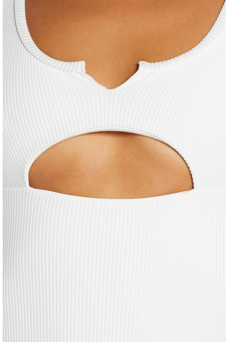 Cody Cutout One-Piece Swimsuit, Alternate, color, WHITE