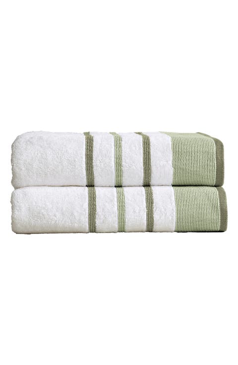 Decorative 2-Pack Bath Towels