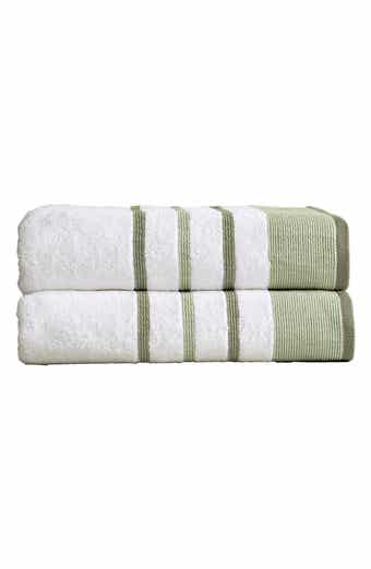 Luxurious Cotton 2-Pack Decorative Bath Towel Set