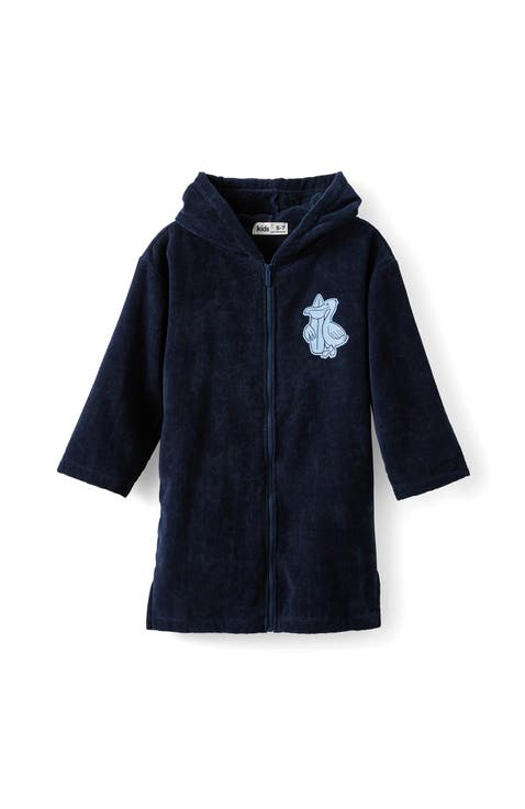 Kid's Kids Zip Thru Hooded Towel