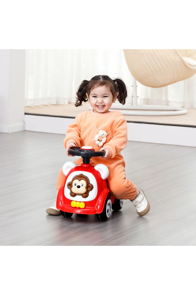 Foot To Floor Rideon Car W/ Music, Alternate, color, Multicolored