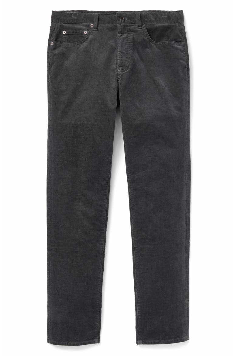 Corduroy 5-Pocket Pants, Alternate, color, ASPHALT